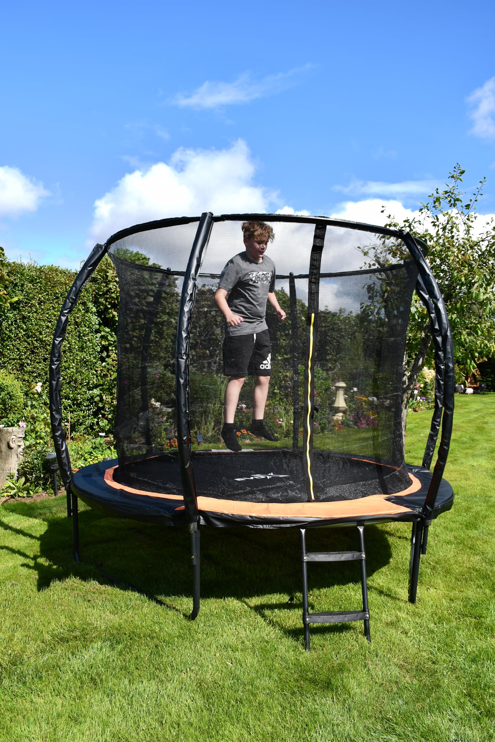 Evo-X Family Trampoline With Safety Zip Netted Enclosure, Premium